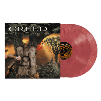 the album cover for Creed - Weathered - Deluxe 25th Anniversary Edition [Indie Exclusive Vinyl Voice Nebula Color]