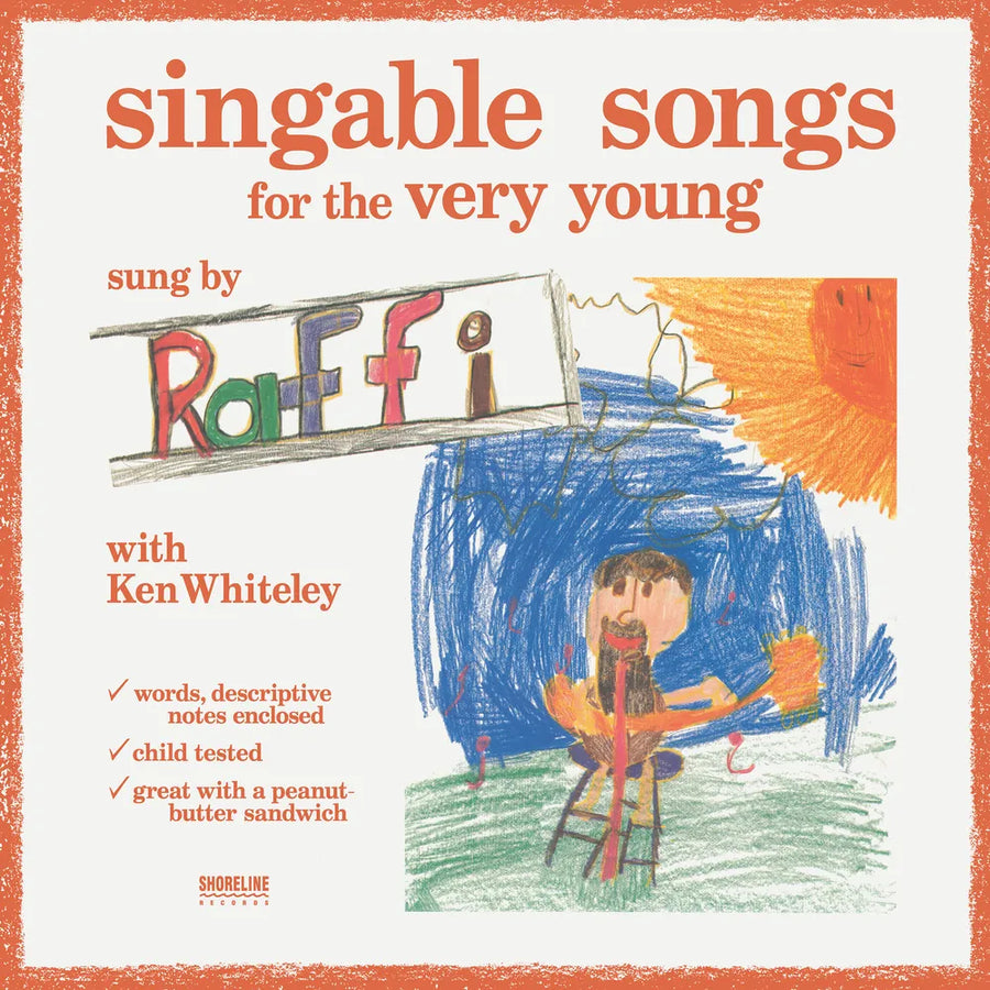 the album cover for Raffi - Singable Songs For The Very Young - 50th Anniversary Edition [Eco-Friendly Orange Blend]