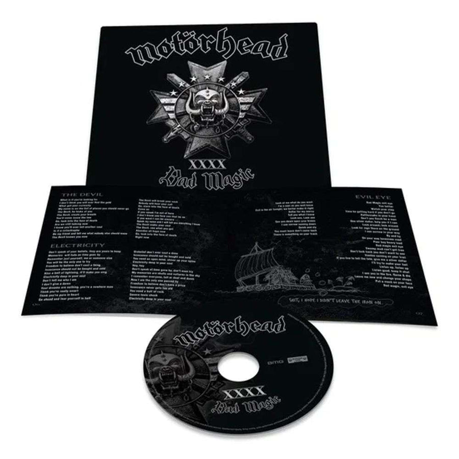 the album cover for Motörhead - Bad Magic