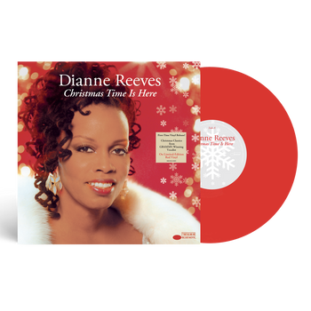the album cover for Dianne Reeves - Christmas Time Is Here [Red LP]