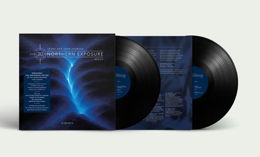 the album cover for Sasha / John Digweed - Northern Exposure Redux: North [Indie Exclusive Black]