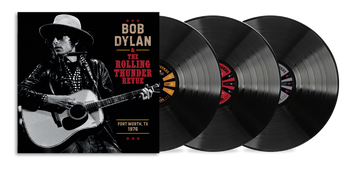 the album cover for Bob Dylan - The Rolling Thunder Revue 1976 (Fort Worth Texas, May 16th) [3 LP]