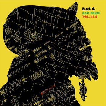 the album cover for Ras G - Raw Fruit Vol. 7 & 8 [Yellowjacket Fleck Splatter]