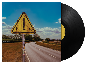 the album cover for James Marriott - Warning Signs [Black]
