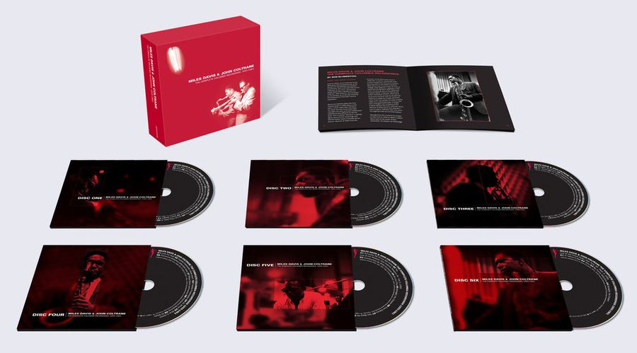 the album cover for Miles Davis & John Coltrane - Miles Davis & John Coltrane - The Complete Columbia Recordings: 1955-1961 [6 Disc Box Set]