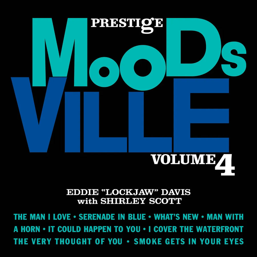 the album cover for Eddie - Eddie "Lockjaw" Davis with Shirley Scott, Vol. 4 - Moodsville Series [180g Black with tip-on jacket]
