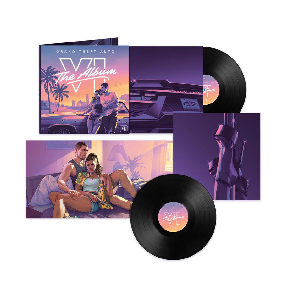 the album cover for Grand Theft Auto VI - Grand Theft Auto VI: The Album [Black + Poster]