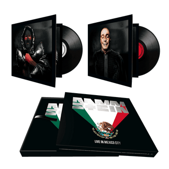 the album cover for Rammstein - LIVE IN MEXICO CITY [180g 4 LP 45RPM]