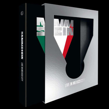 the album cover for Rammstein - LIVE IN MEXICO CITY [Deluxe 2 CD/Blu-ray]