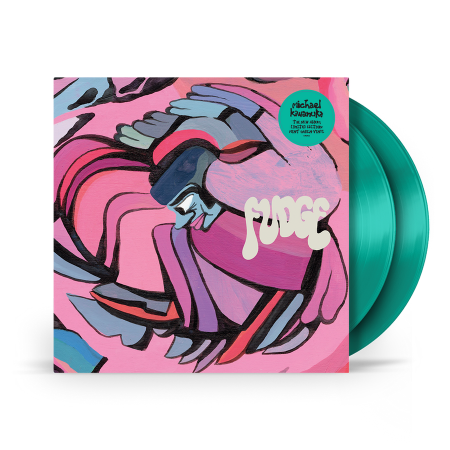 the album cover for Michael Kiwanuka - Fudge [Indie Exclusive Mint Green - Alternate Cover]