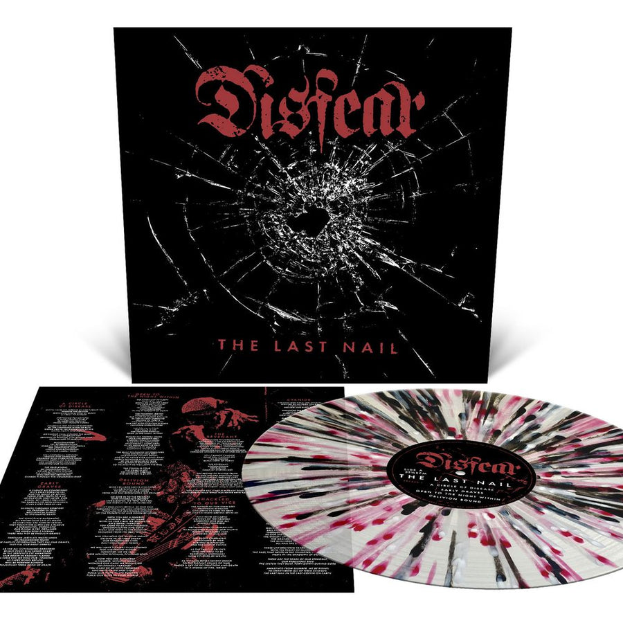 the album cover for Disfear - The Last Nail [Orchard Indie Exclusive Clear with Splatter]