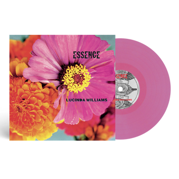 the album cover for Lucinda Williams - Essence - 25th Anniversary [Pink]