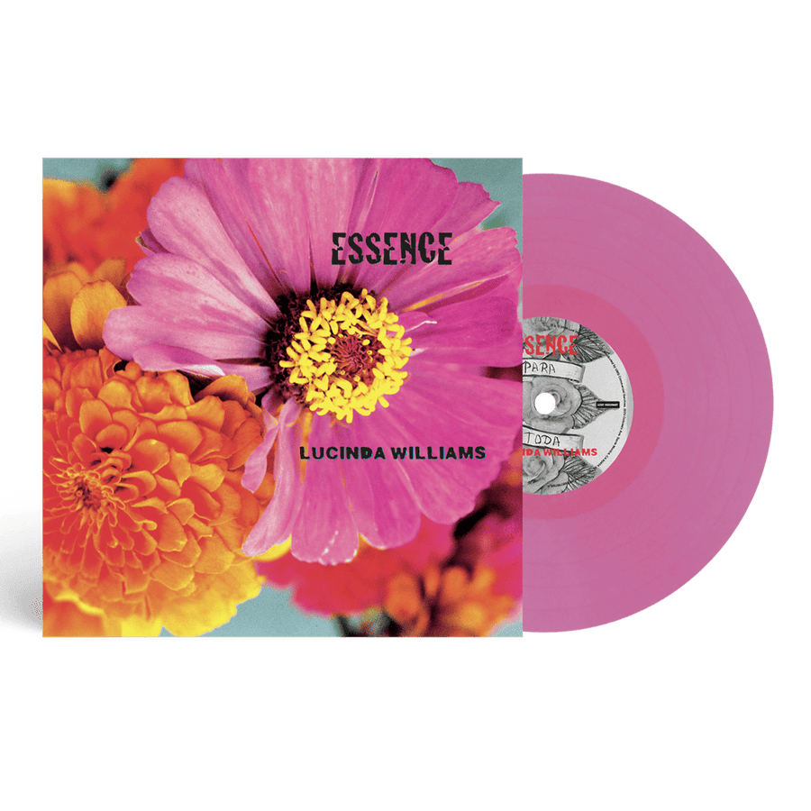 the album cover for Lucinda Williams - Essence - 25th Anniversary [Pink]