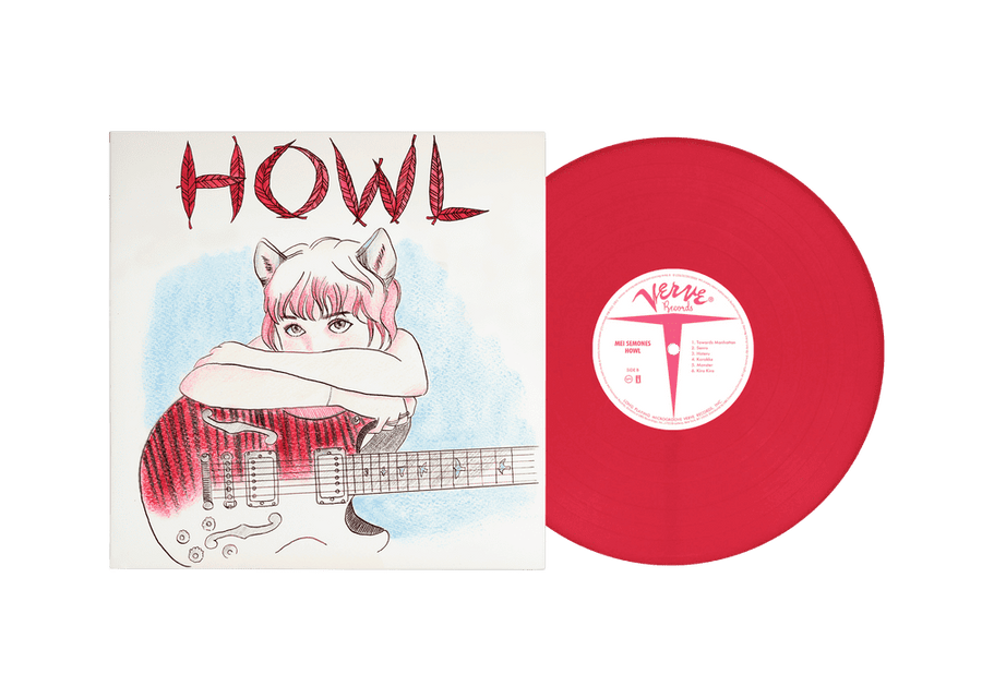 the album cover for Mei Semones - Howl [Indie Exclusive Heart Red]
