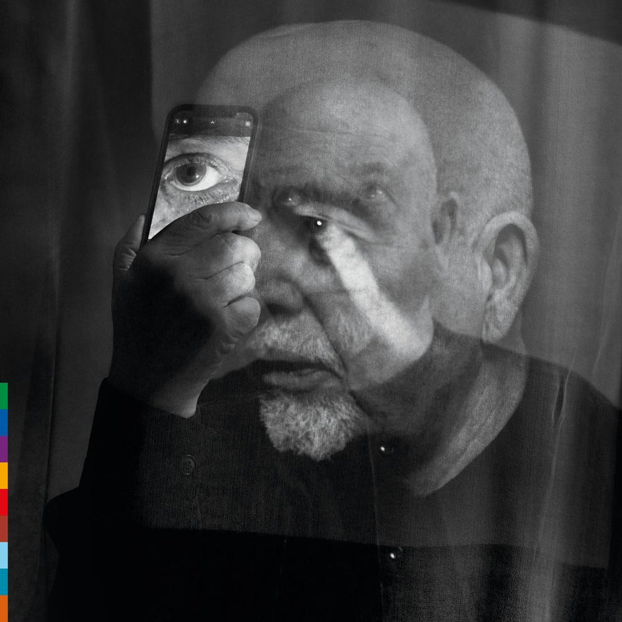 the album cover for Peter Gabriel - o\i [Indie Exclusive Bright-Side Mix Neon Green]