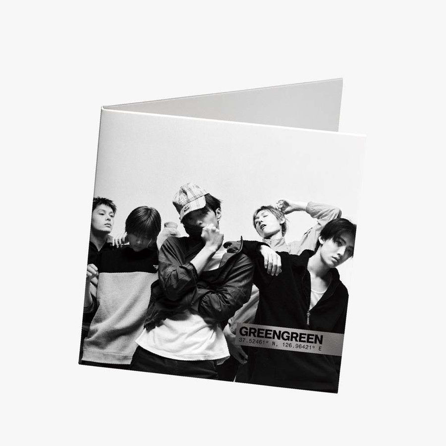 the album cover for Cortis - Greengreen_playextended [STUDIO ver.]