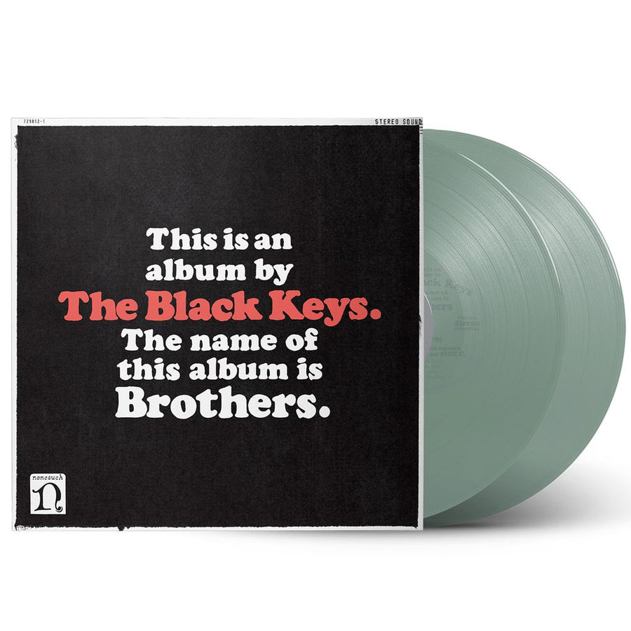 the album cover for The Black Keys - Brothers [Cola Bottle Clear]