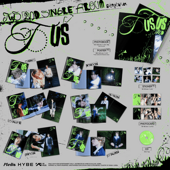 the album cover for TWS - TWS 2nd Single Album 'TO US' [Everglow Ver.]