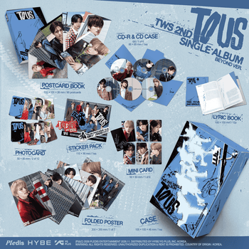 the album cover for TWS - TWS 2nd Single Album 'TO US' [Beyond Ver.]