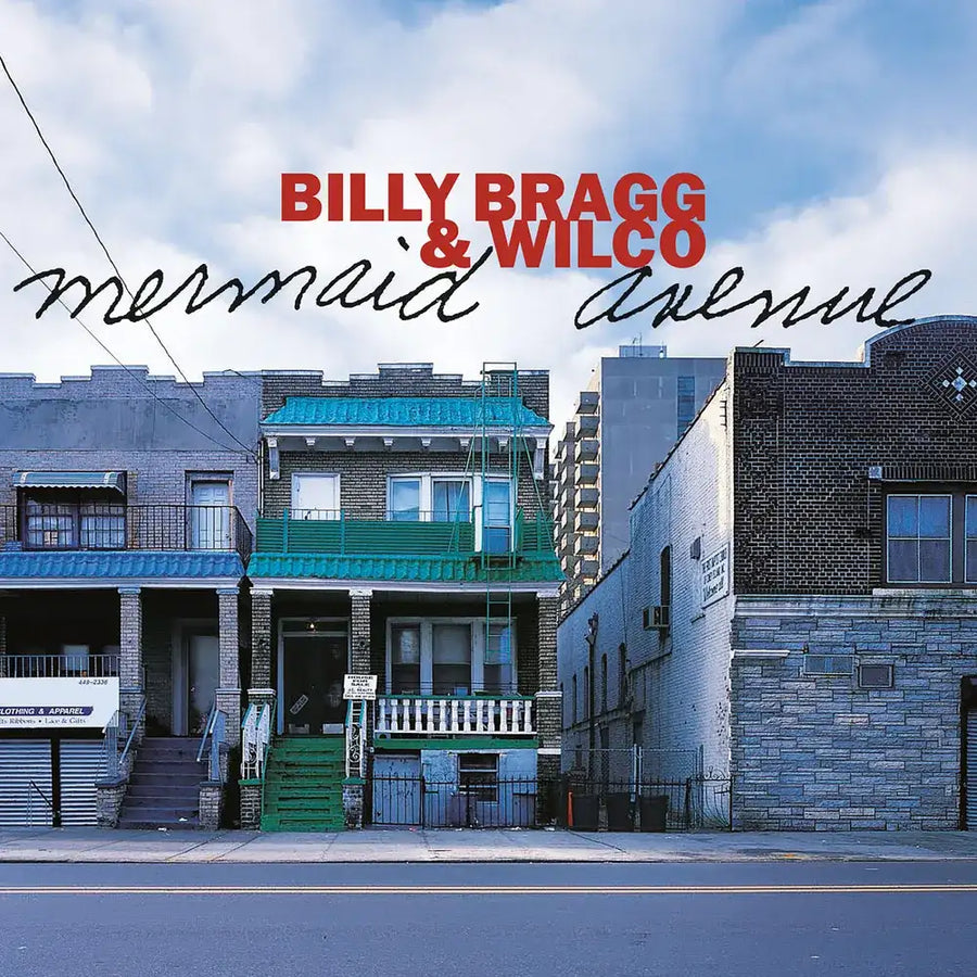 the album cover for Billy Bragg & Wilco - Mermaid Avenue - [Indie Exclusive White Eco-Mix]