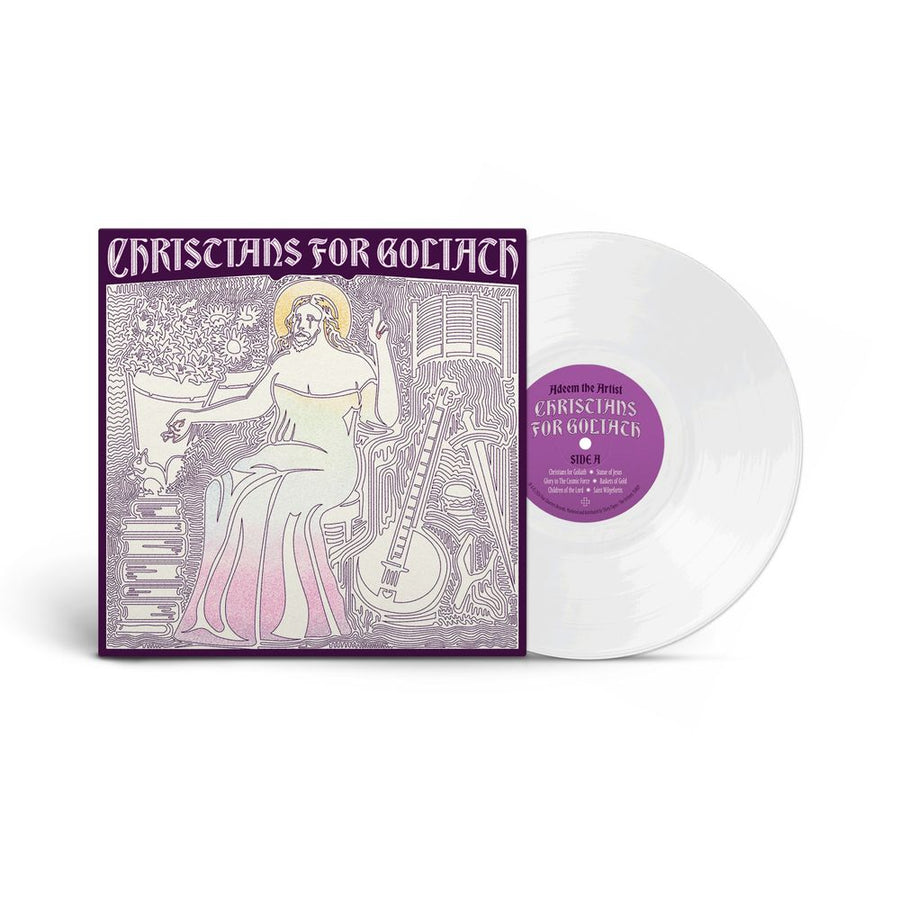 the album cover for Adeem The Artist - Christians For Goliath [Opaque White]