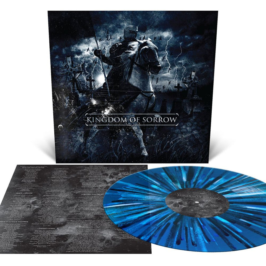 the album cover for Kingdom Of Sorrow - Kingdom of Sorrow - [Sea Blue with Splatter]