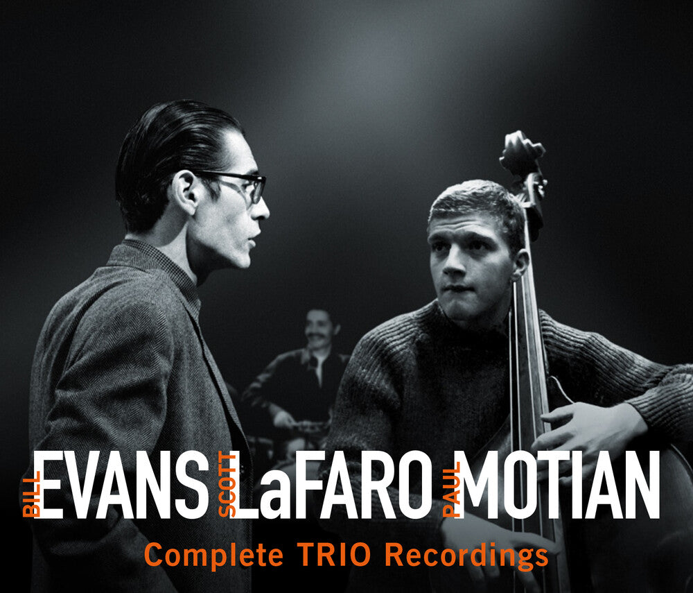 the album cover for Bill Evans  / Lafaro,Scott / Motian,Paul Trio - Complete Trio Recordings (Spa)
