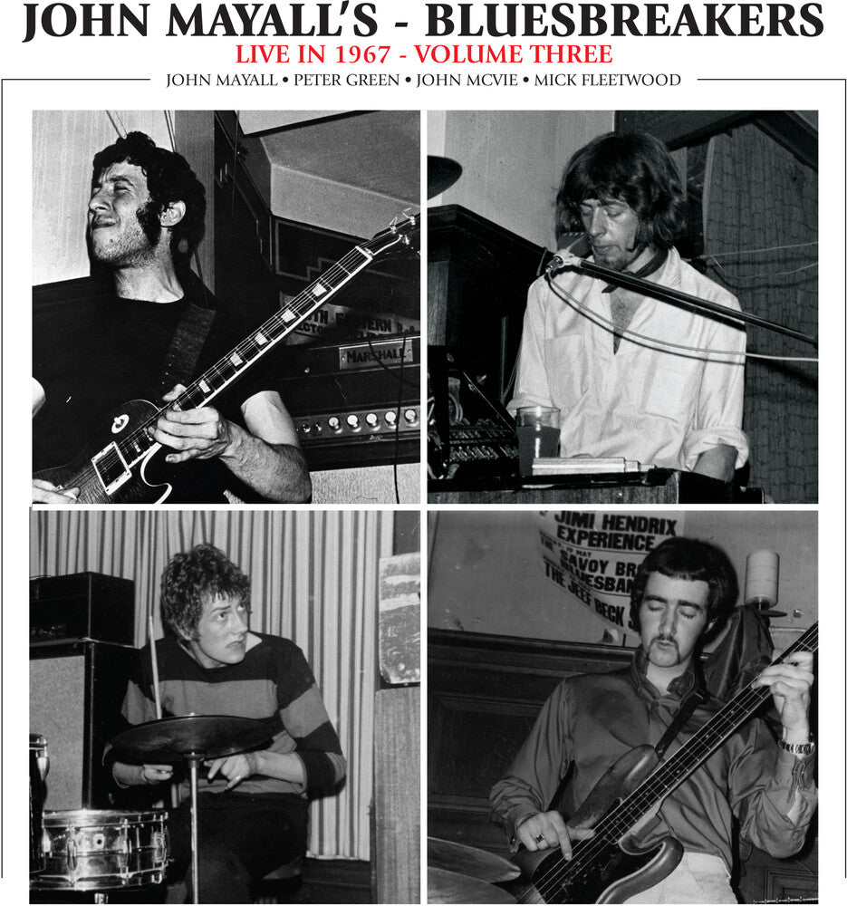 the album cover for John Mayall - Live In 1967 Vol. 3
