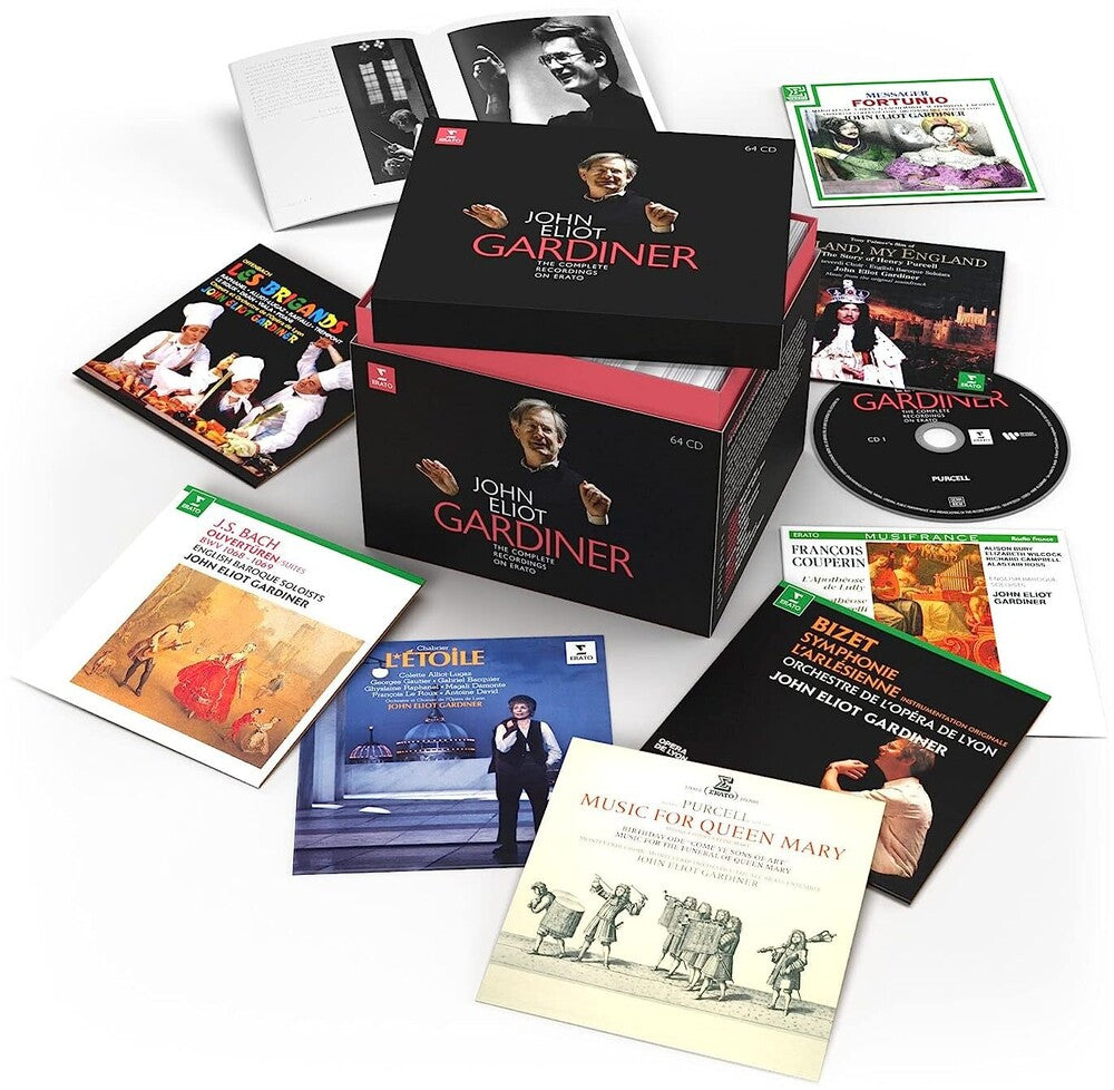 the album cover for John Eliot Gardiner - The Complete Erato Recordings - John Elliot Gardner [Box Set]