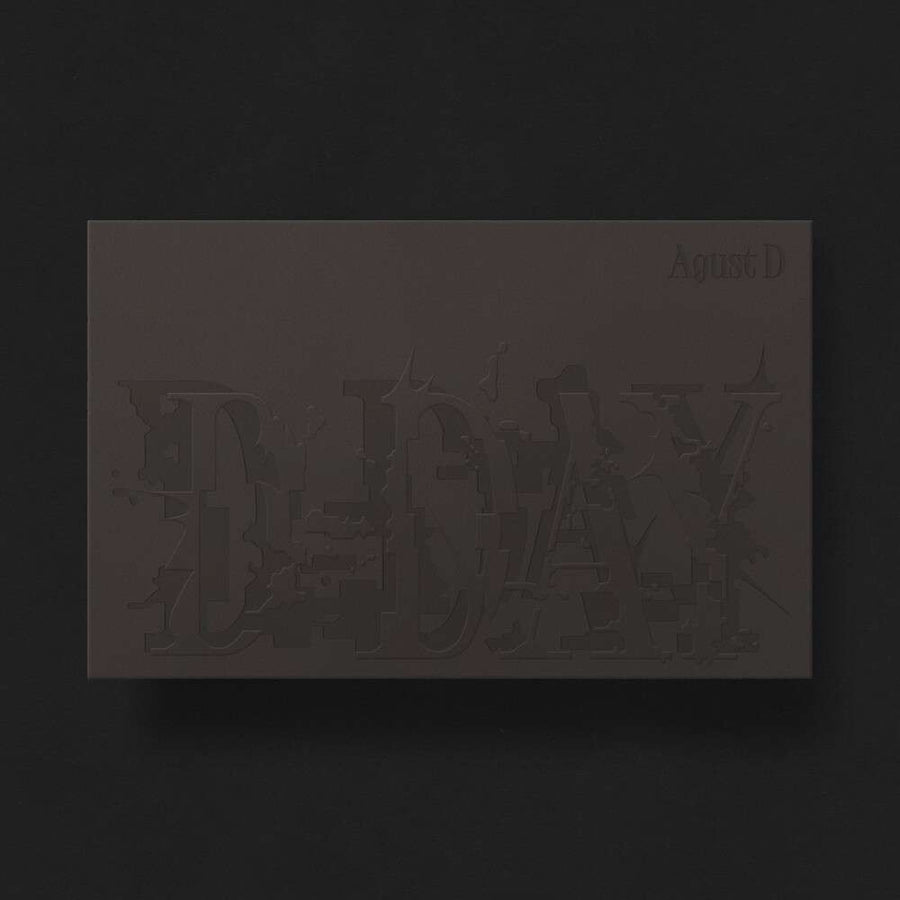 the album cover for Agust D (SUGA of BTS) - D-DAY [VERSION 02]