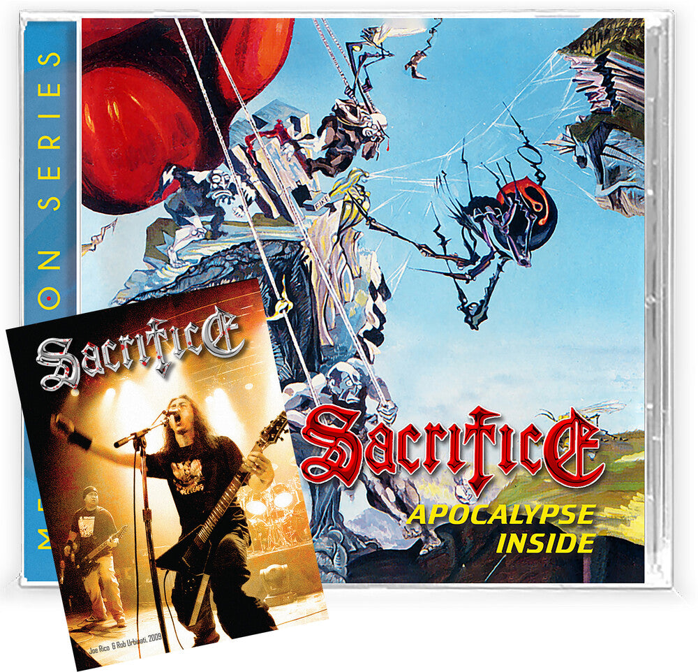 the album cover for Sacrifice - Apocalypse Inside