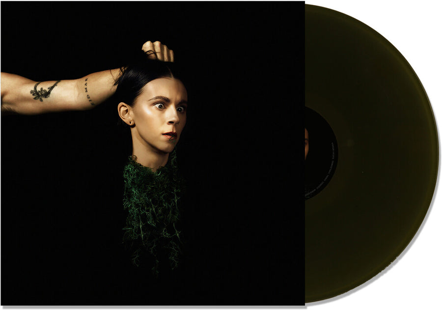 the album cover for PVRIS - Evergreen [Olive LP]