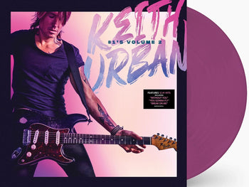 the album cover for Keith Urban - #1's Volume 2 [Limited Edition Grape LP]