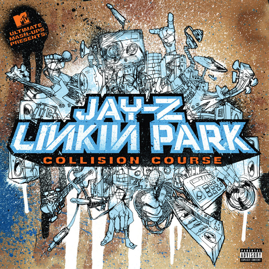 the album cover for Jay-Z / Linkin Park - Collision Course