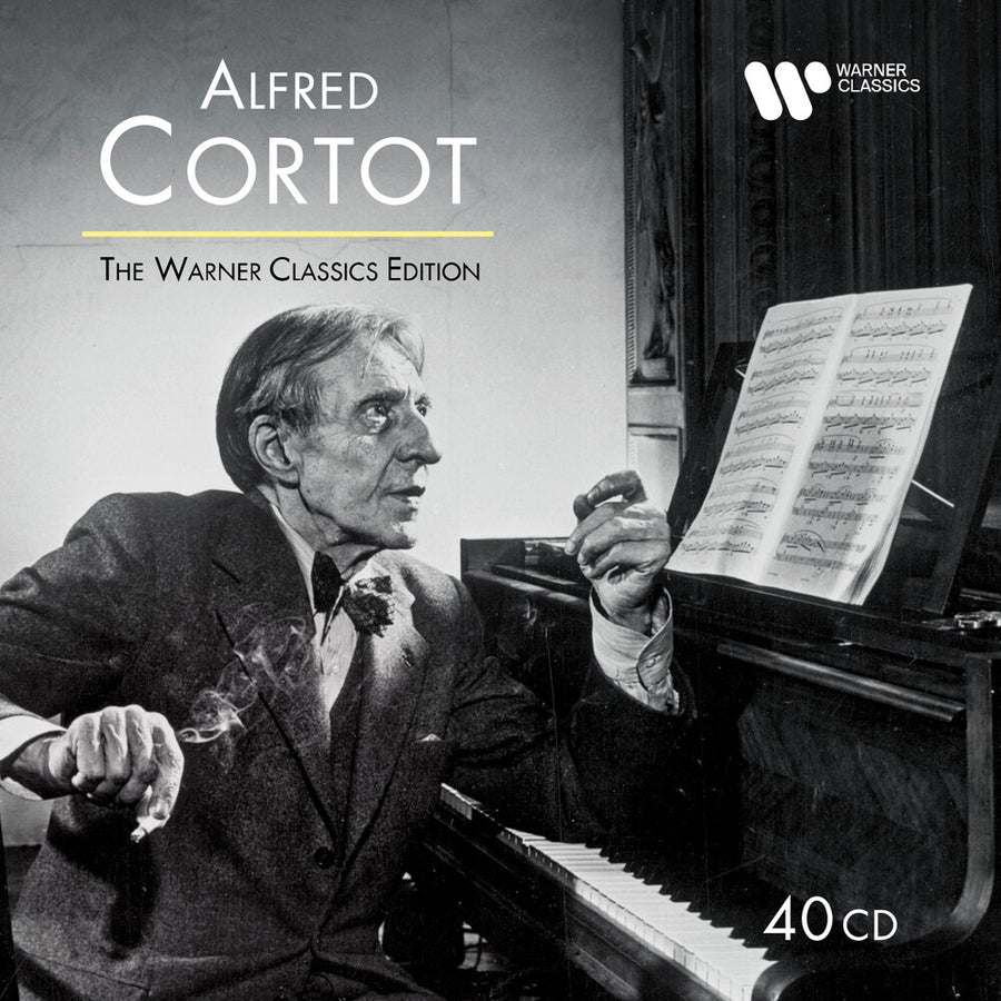 the album cover for ALFRED CORTOT - Warner Classics Edition