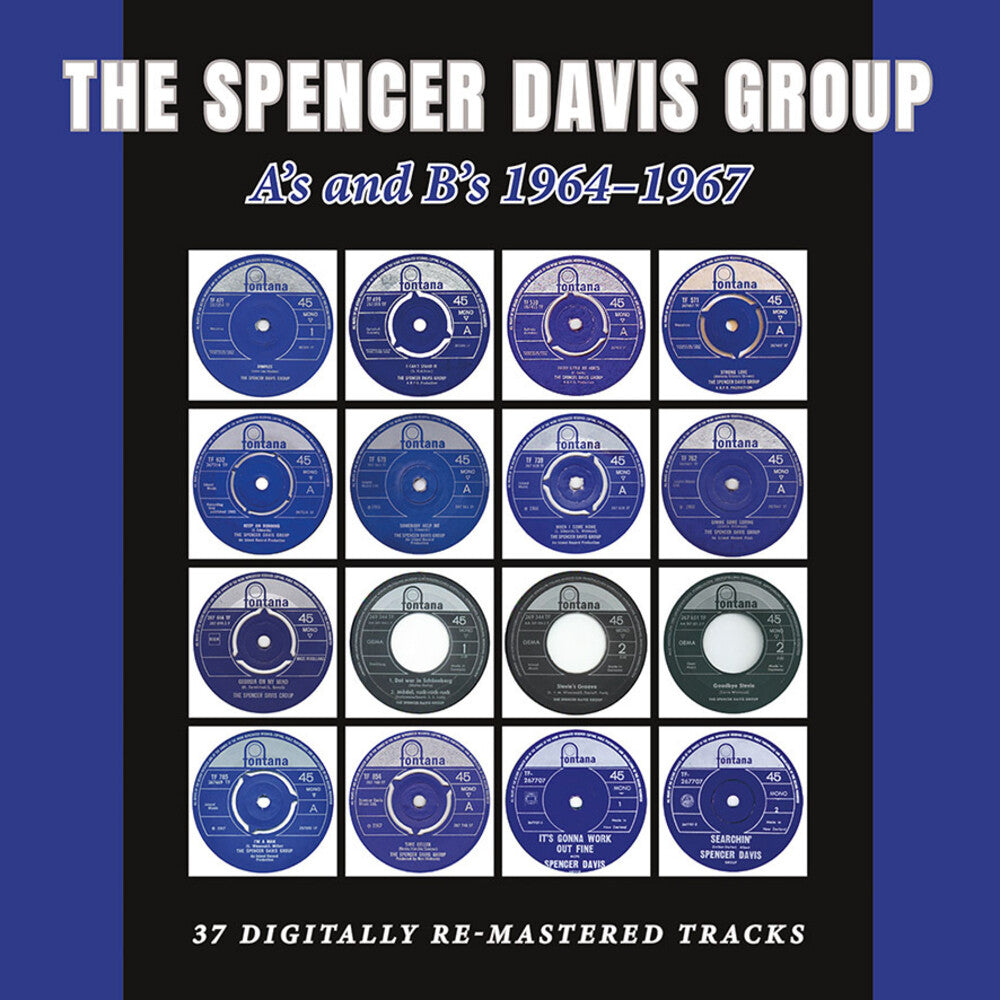 the album cover for Spencer Davis  Group - A's & B's 1964-1967 (Uk)