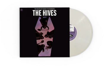 the album cover for The Hives - The Death Of Randy Fitzsimmons [Indie Exclusive Limited Edition Offwhite Opague LP]