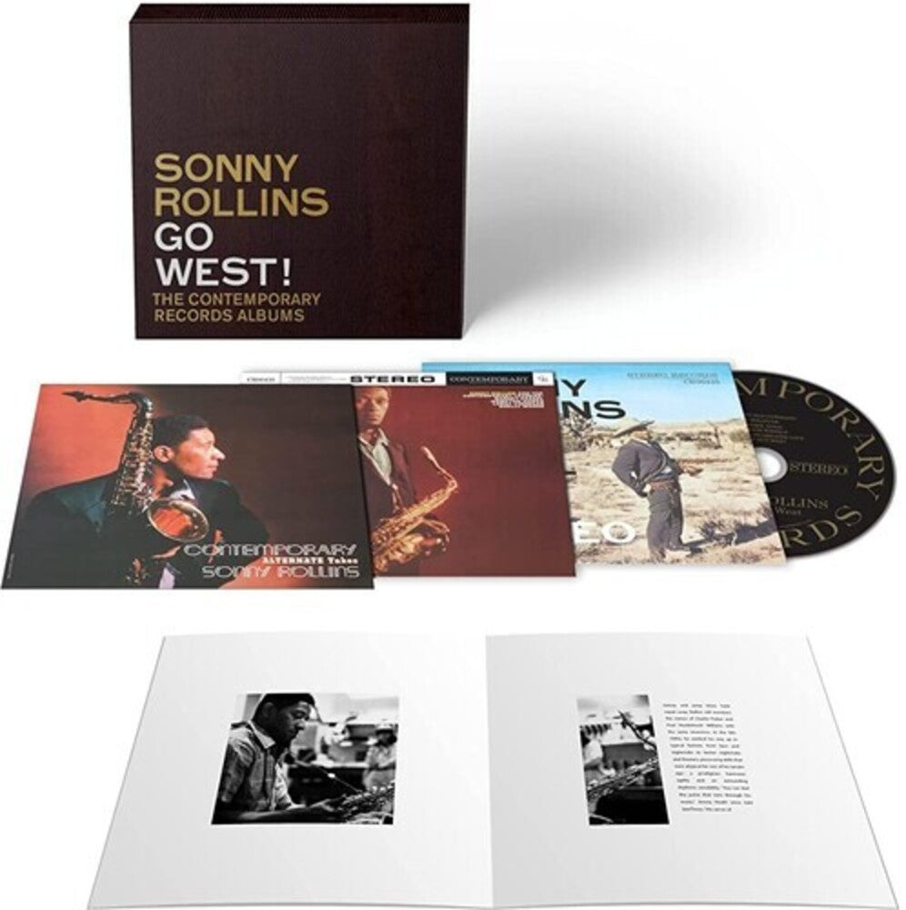 the album cover for Sonny Rollins - Go West!: The Contemporary Records Albums [3CD]