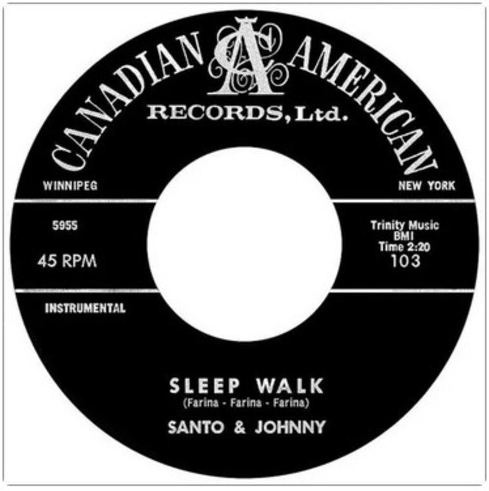 the album cover for Santo & Johnny - Sleepwalk (Bonus Tracks) [Limited Edition] [180 Gram] (Spa)