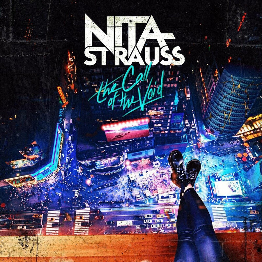 the album cover for Nita Strauss - The Call Of The Void [Royal Blue w/ White 2 LP]