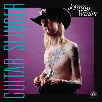 the album cover for Johnny Winter - Guitar Slinger