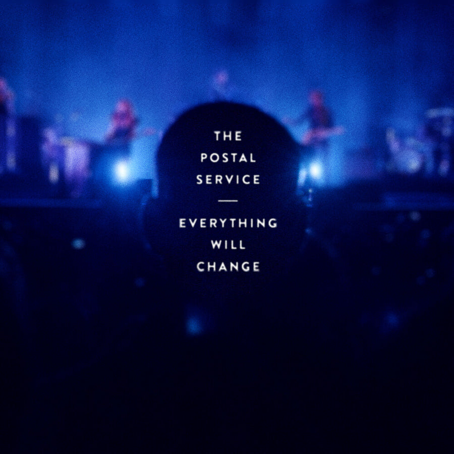 the album cover for The Postal Service - Everything Will Change