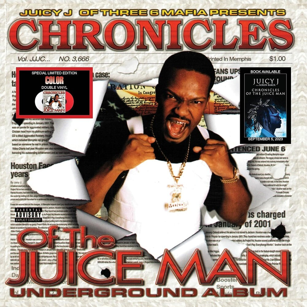 the album cover for Juicy J - Chronicles Of The Juice Man