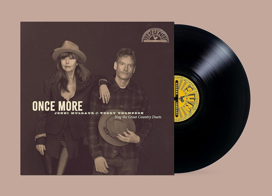 the album cover for Jenni Muldaur  / Thompson,Teddy - Once More: Jenni Muldaur & Teddy Thompson Sing The