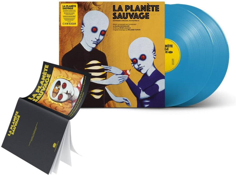 the album cover for Alain Goraguer - La Planete Sauvauge - O.S.T. (Blue) [Colored Vinyl] [Limited Edition]