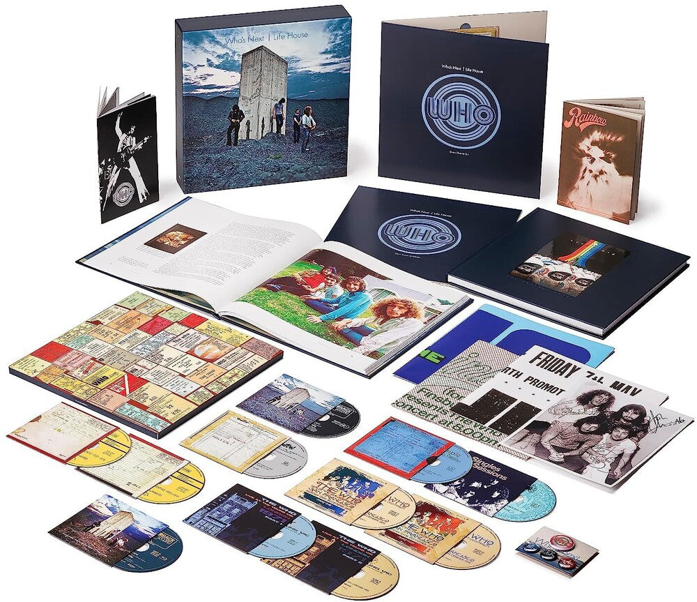 the album cover for The Who - Who's Next | Life House: Remastered [Limited Edition Super Deluxe 10CD/Blu-ray]