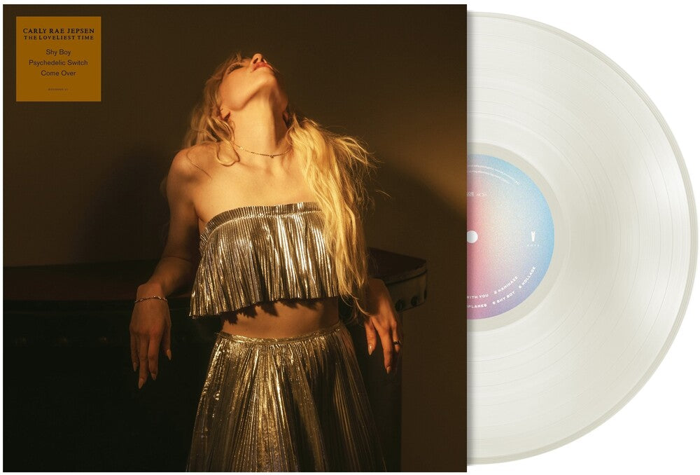 the album cover for Carly Rae Jepsen - The Loveliest Time [Milky White LP]