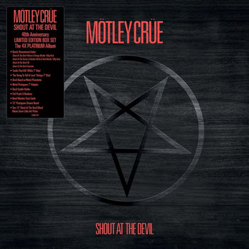 the album cover for Motley Crue - Shout At The Devil: 40th Anniversary [Limited Edition LP Box Set]