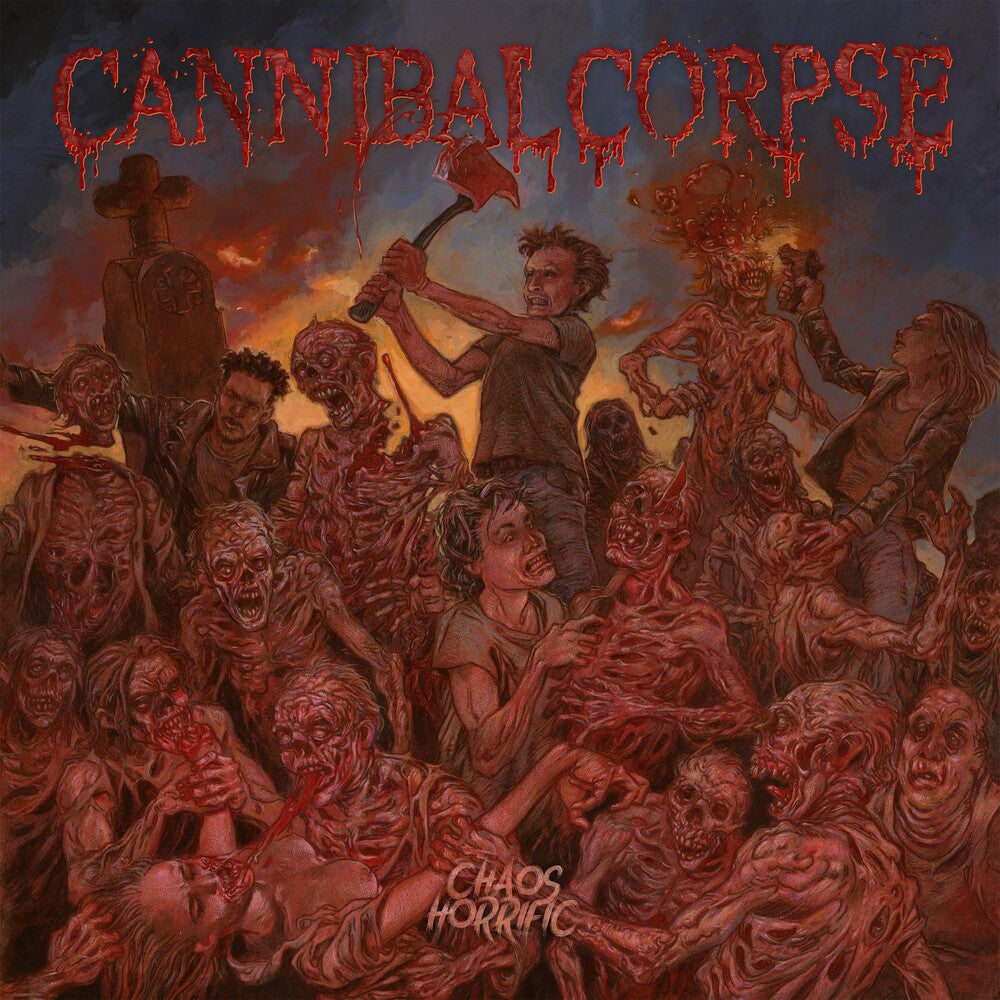 the album cover for Cannibal Corpse - Chaos Horrific
