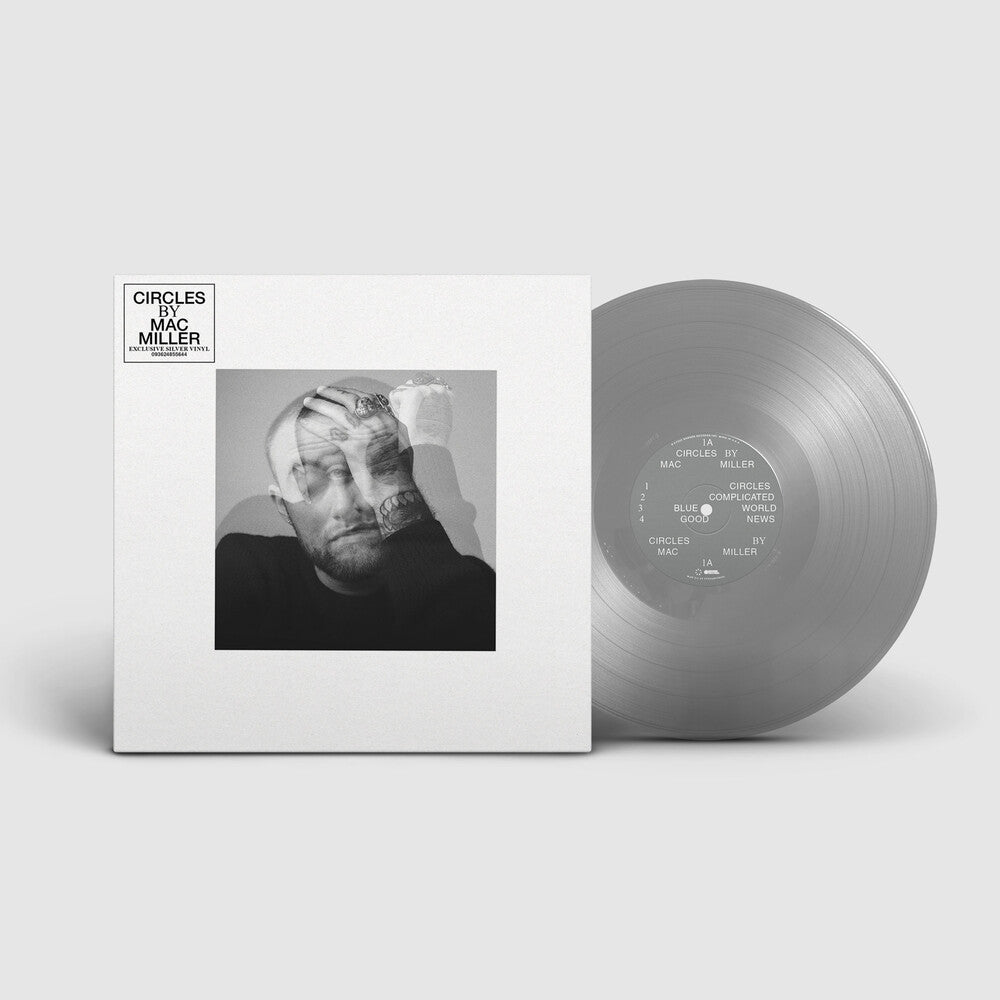 the album cover for Mac Miller - Circles [Indie Exclusive Limited Edition Silver Opaque LP]